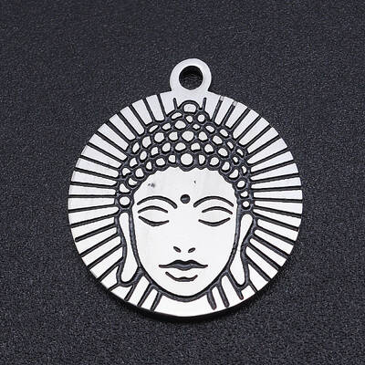Non-Tarnish 201 Stainless Steel Etched Pendants
