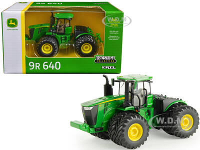 John Deere 9R 640 Tractor with Dual Wheels Green \