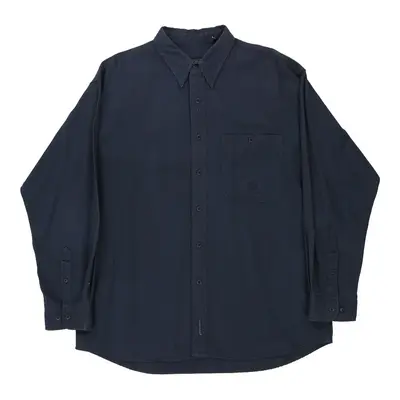 Timberland Shirt - Large Navy Cotton