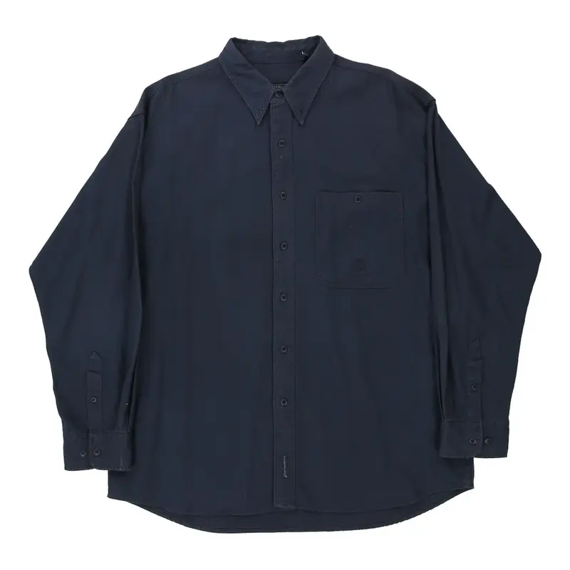 Timberland Shirt - Large Navy Cotton