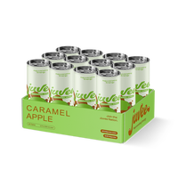Juvee Caramel Apple Energy Drink - 12 Pack Low Calorie Beverage