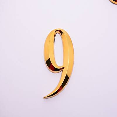 Plastic & PVC Number Sign Labels