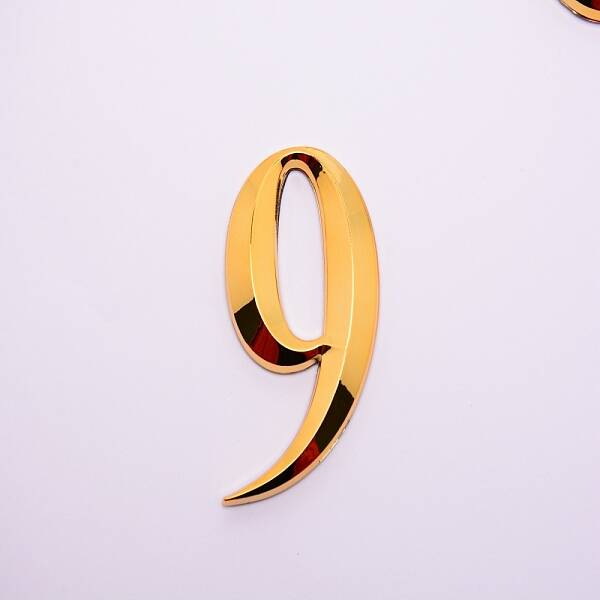 Plastic & PVC Number Sign Labels