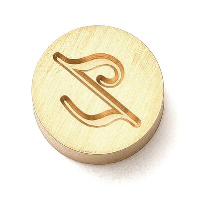 Golden Tone Brass Letter Stamps