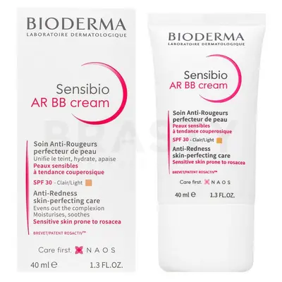Bioderma Sensibio AR BB Cream Anti-Rossore Trattamento Perfezionatore della Pelle SPF 30 Leggero 40 ml