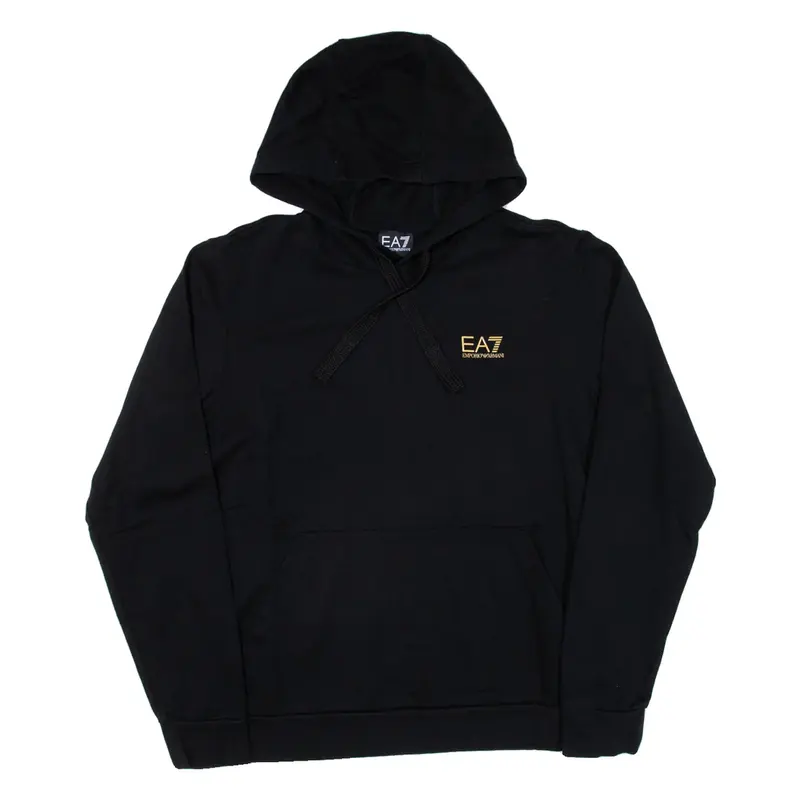 EA7 EMPORIO ARMANI Mens Black Hoodie M