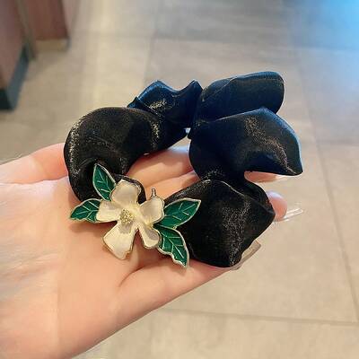 Gauze Alloy Enamel Hair Ties