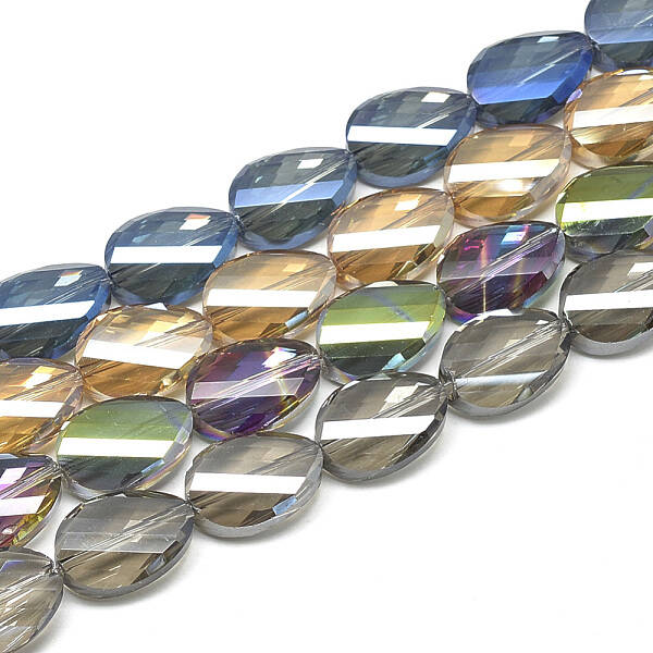 Electroplate Glass Beads Strands