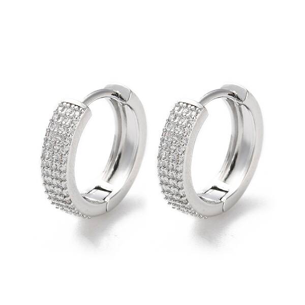 Rack Plating Brass Hoop Earrings Long-Lasting Plated