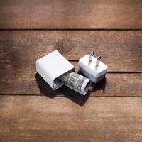 Fake Charger Hidden Safe Box, 1pc Secret Compartment Storage for Cash, Jewelry & Valuables, Disguised Diversion Safe Case for...