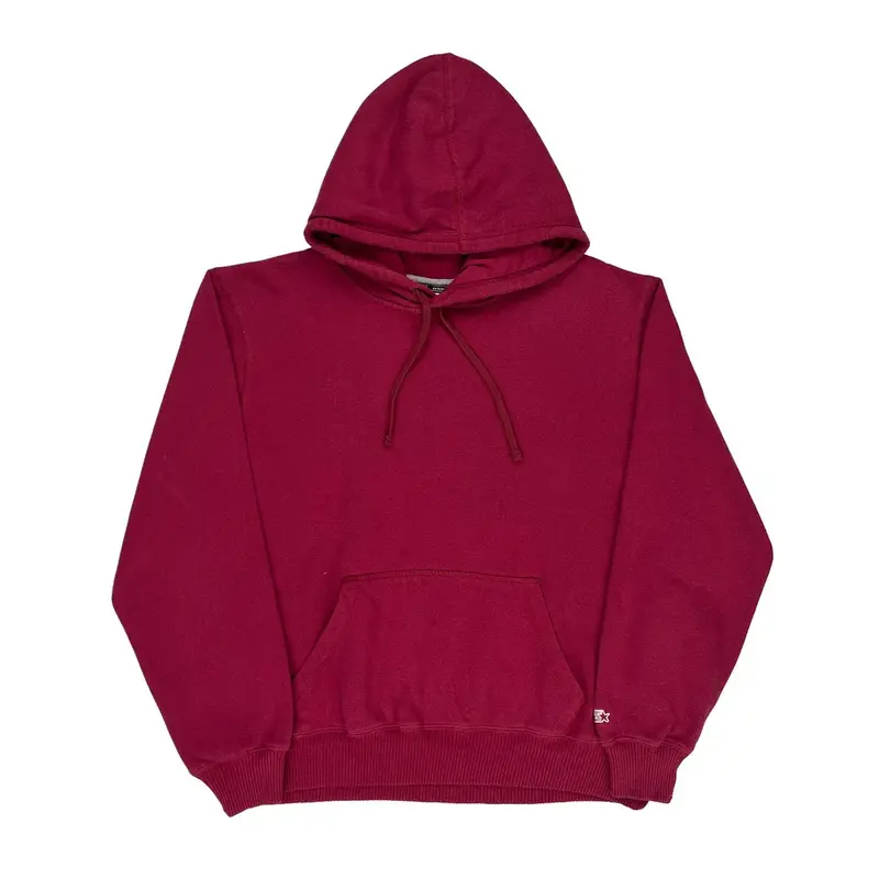 Starter Hoodie - XL Burgundy Cotton Blend | Size: x-large