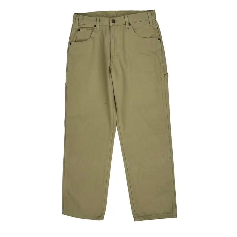 Dickies Carpenter Trousers - 30? Waist Beige Cotton