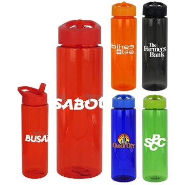 100 Customized Pop Up 24 oz Colorful Bottle - BPA Free