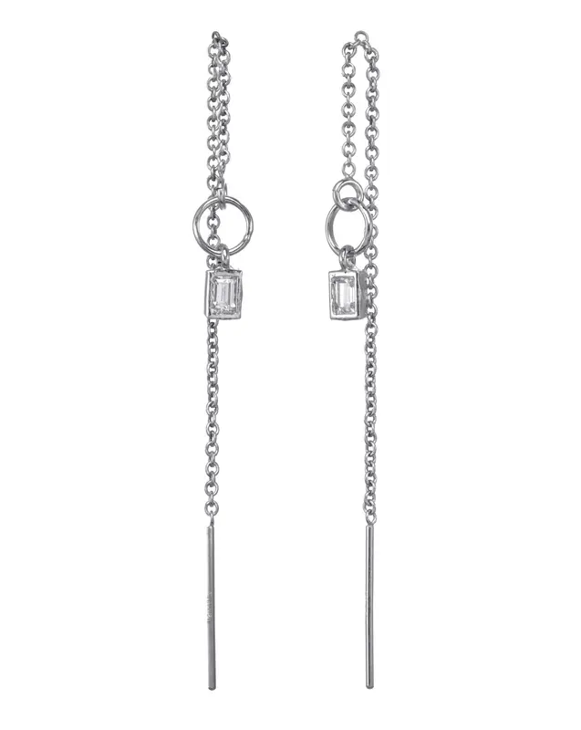 Grace Threaders | Metal Color: Silver
