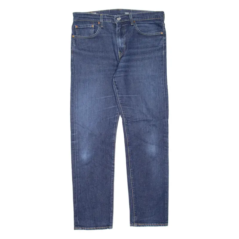LEVI'S 502 Jeans Mens Blue Regular Tapered W33 L32