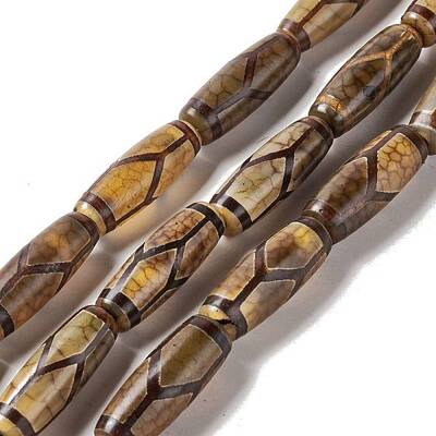 Tibetan Style dZi Beads Strands