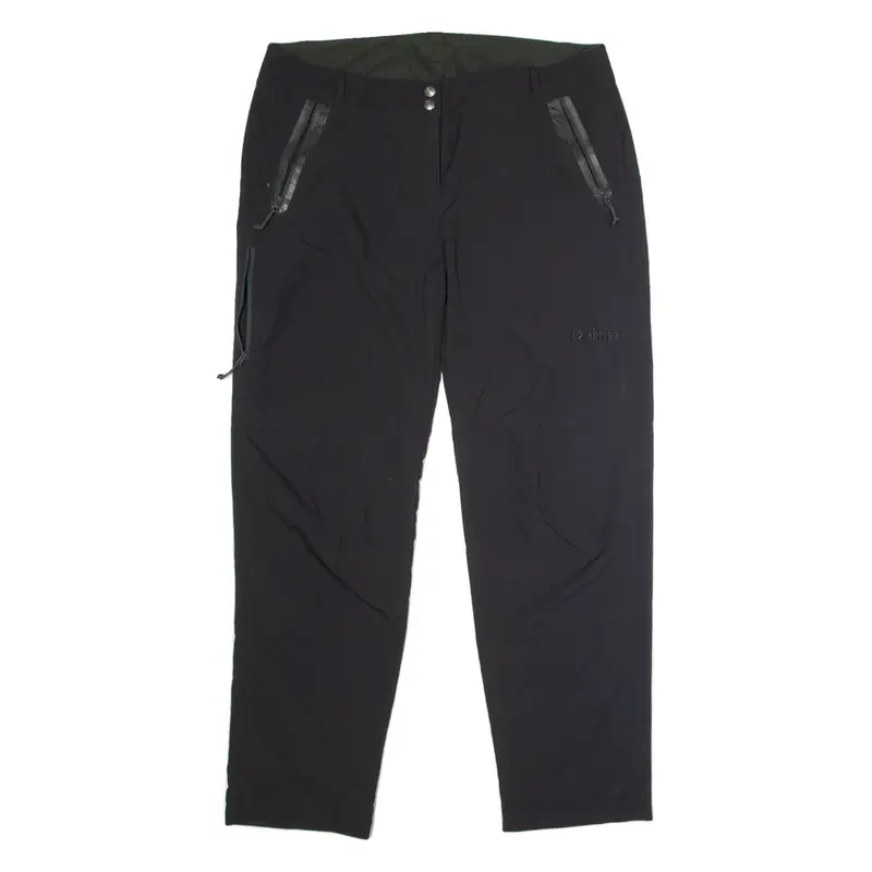 SHERPA Outdoor Womens Trousers Black Regular Straight W38 L32