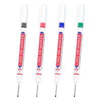 4PCS Deep Hole Marking Pens – Professional 20mm Tip Drill Hole Markers Designed for Wood, Metal, and Other Hard-to-Reach Ar...