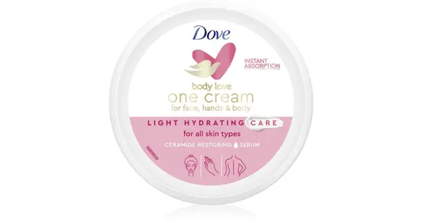 Dove Body Love (Light Moisturizing Care) Moisturizing Face and Body Cream 250 ml