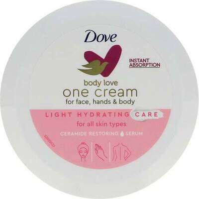 Dove Body Love (Light Moisturizing Care) Moisturizing Face and Body Cream 250 ml