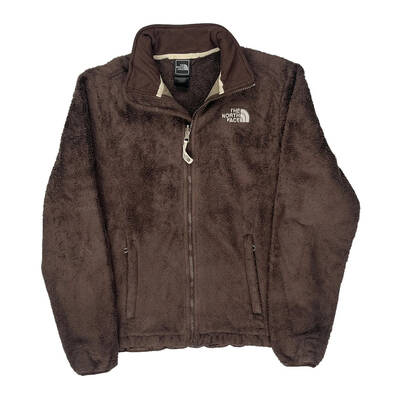 The North Face Fleece Jacket - Small Brown Polyester