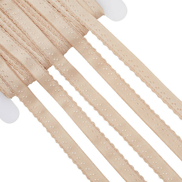 Chinlon Wavy Edge Elastic Band