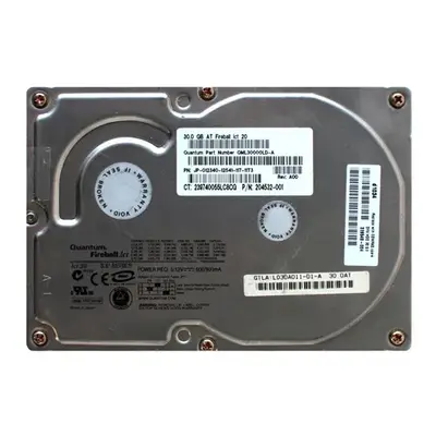 QML30000LD-A Quantum Fireball LCT20 30GB 4500RPM IDE Ultra ATA/100 (ATA-6) 128KB Cache 3.5-Inch Hard Drive