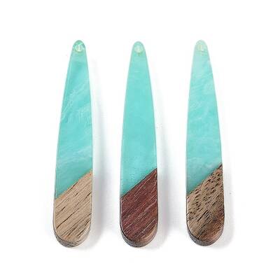 Resin & Wood Pendants