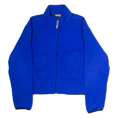 WOOLRICH Womens Fleece Jacket Blue L