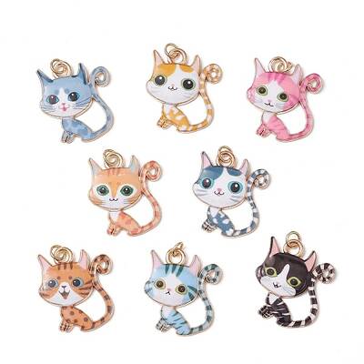 Alloy Enamel Pendants