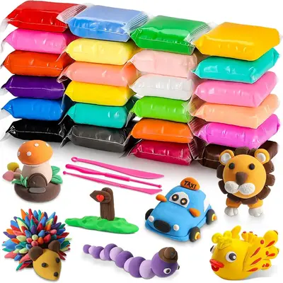 36 Color Air Drying Clay Set, ultra light clay belt carving tool - perfect for DIY crafts and novelty toys