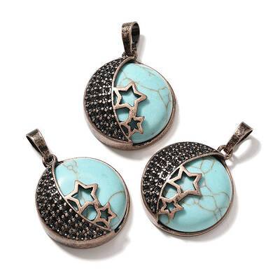 Synthetic Turquoise Pendants