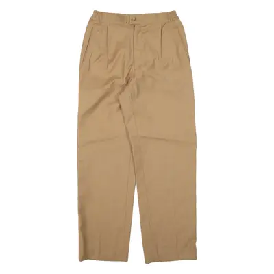 BOGNER Womens Knit Trousers Beige Relaxed Straight W26 L27