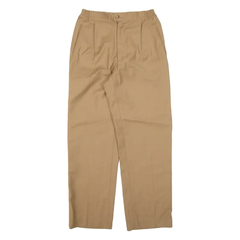 BOGNER Womens Knit Trousers Beige Relaxed Straight W26 L27