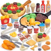 44-Piece Pretend Play Food Set for Kids – Realistic Toy Food with Frying Pan, Toddler Learning Toys | BPA-Free Plastic Play...
