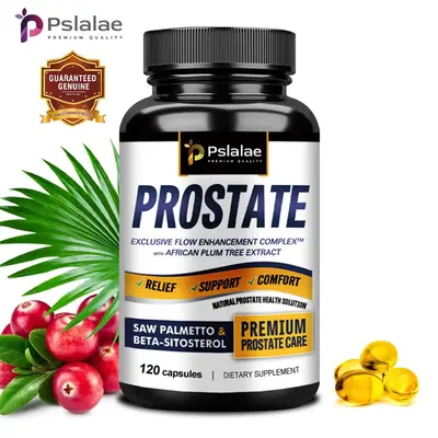 Pslalae with Beta-Sitosterol, Stinging Nettle and African Plum Tree Extracts and Other High Potency Ingredients -  120 Capsul...