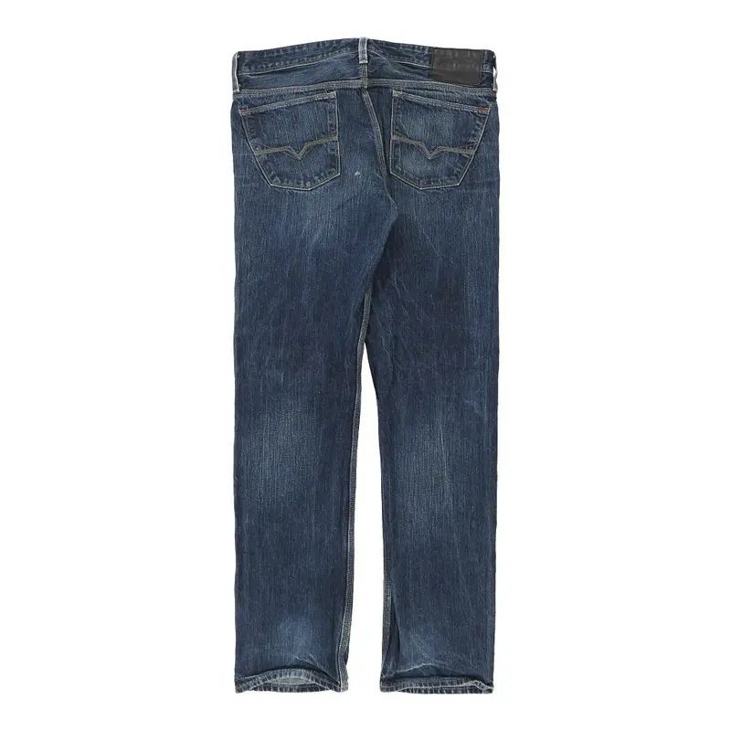 Lincoln Slim Straight Guess Jeans - 35W 33L Blue Cotton
