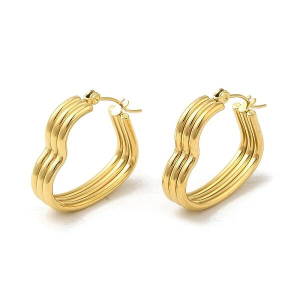 304 Stainless Steel Hoop Earrings for Women