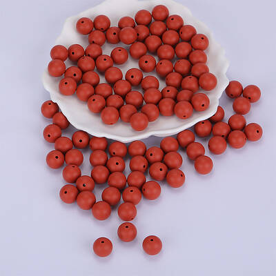 Round Silicone Focal Beads