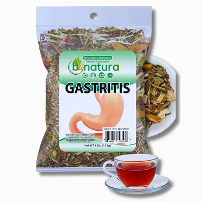 VIRAL Gastritis Natural Infusion Tea Bag 100% Natural Gluten Free Beverage for Heartburn, Dyspepsia, and Constipation Herbal