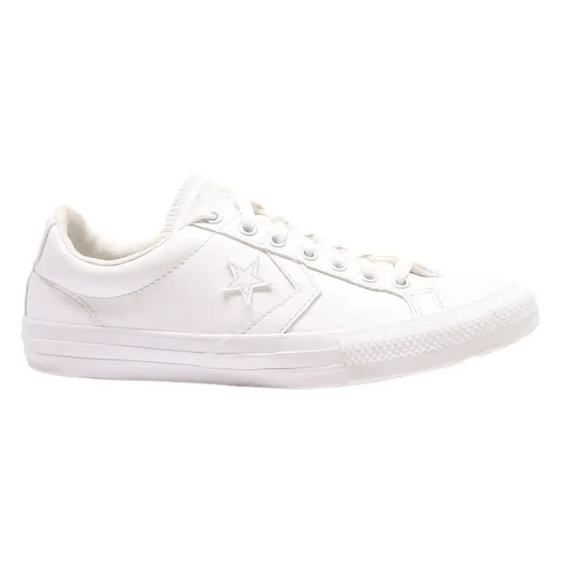 CONVERSE Sneaker Trainers White Leather Girls UK 5