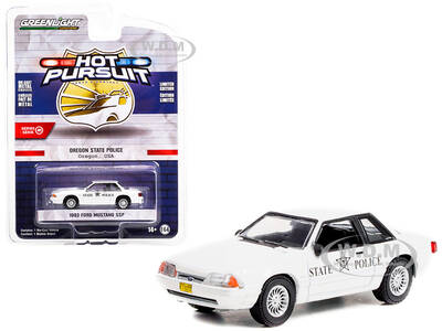 1993 Ford Mustang SSP Police White \