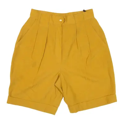 YOUR SHOW Casual Shorts Yellow Relaxed Womens XXS W26