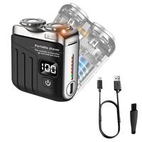 [2025 Best Gifts for]Men's Favorite Mini Electrict Shaver,Luggage Electric Shaver,Beard Shaver Mini and Portable Suitcase Des...