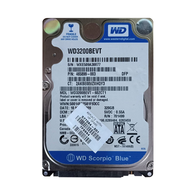 577084-001 HP 320GB 5400RPM SATA 3Gb/s 8MB Cache 2.5-inch Hard Drive