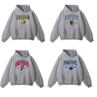 SPORT GREY HOODIE Vintage NCAA College All Teams Top Sports Classic Sweater Pullover Long Sleeve Sweatshirts Christmas t shir...