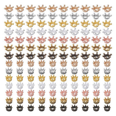 140pcs 14 Styles Alloy European Beads