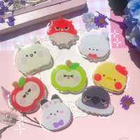 Love and Deepspace Mascot Magnetic Acrylic Protection Smartphone Cellphone Phone Grips - Happy Snowman Sunny Apple Galaxy Kid...