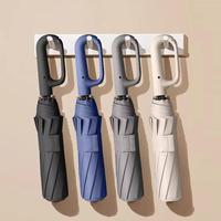 Automatic Folding Umbrella, 1 Count/60pcs Portable Rain Umbrella with Loop Buckle, Windproof & Waterproof Umbrella for Men & ...