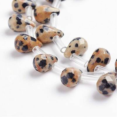 Natural Dalmatian Jasper Beads Strands